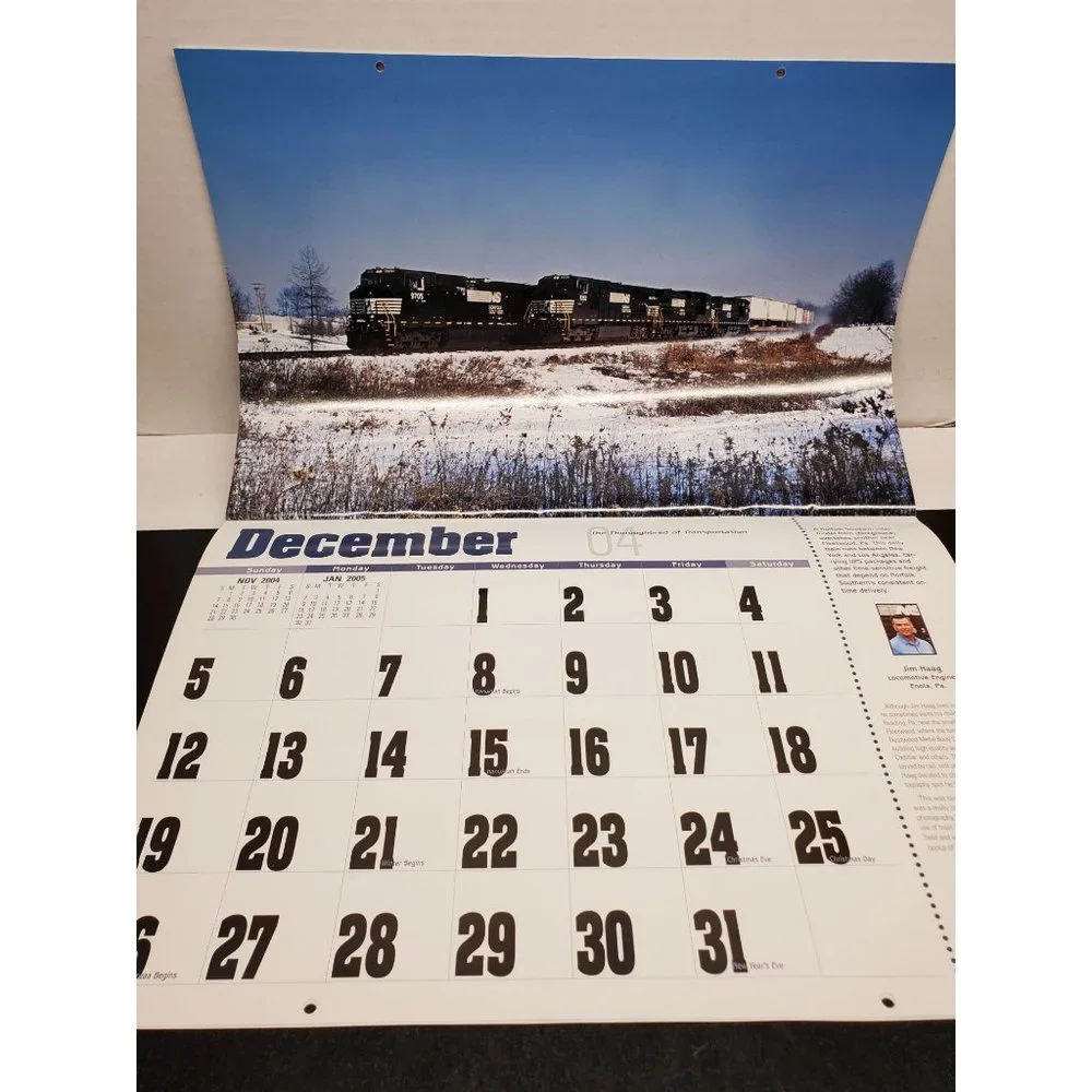 2004 Norfolk Southern Railroad Calendar - Oversize‎